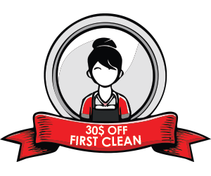 30$ off first clean badge